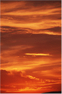 atardecer