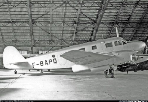 F BAPQ AF 1945 Ã 1958 crasch cormeille 1958